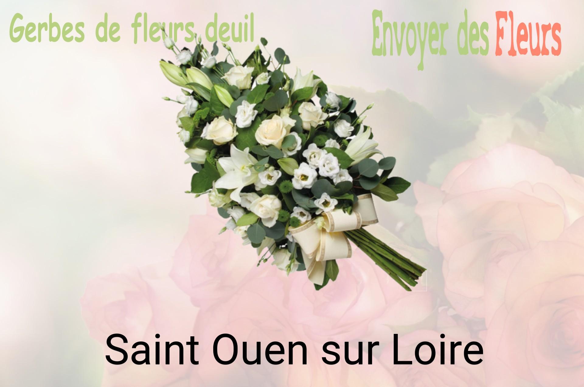 Gerbe de fleurs de deuil livrée à Saint-Ouen-sur-Loire